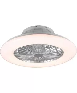 VENTILATORE DA SOFFITTO BIANCO CON LED RGB 50 CM, 30W